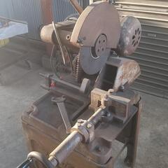 引取限定】三相200V 鉄工用 切断機 替刃5枚付