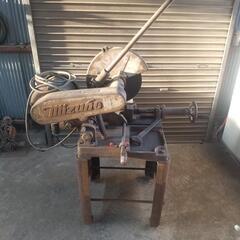 【引取限定】三相200V 鉄工用 切断機 替刃5枚付 引取限定】三相200V 鉄工用 切断機 替刃5枚付