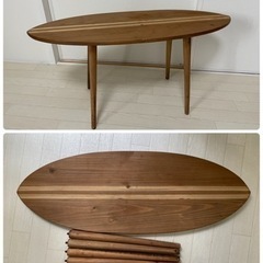 【ニトリ】サーフボード型テーブル