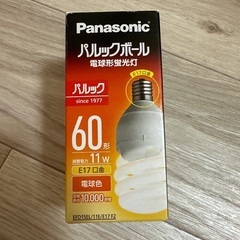 Panasonicパルックボール電球型蛍光灯