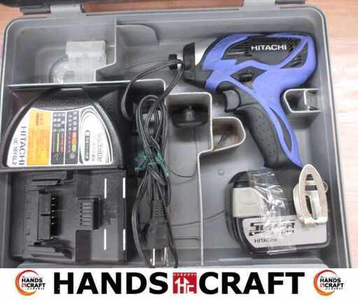 日立 FWH14DSAL インパクトドライバ 中古品 14.4V バッテリー×1 充電器 【ハンズクラフト宜野湾店】