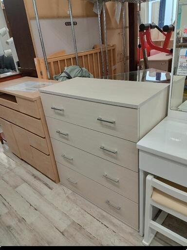 ★【ニトリ】美品❗4段チェスト ［マレー9080］【15,990円で購入】衣類収納  木目  自社配送時代引き可※現金、クレジット、スマホ決済対応※