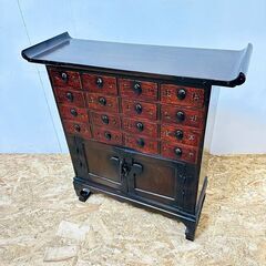 李朝家具 薬箪笥 ヤクジャン 16杯 チェスト 引出し /SL2