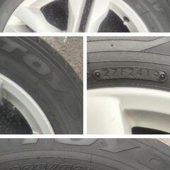 日産 エクストレイル(DBA−NT31) 純正17㌅アルミホイールと17㌅タイヤ(TOYO PROXES CF2 SUV)の4本セット