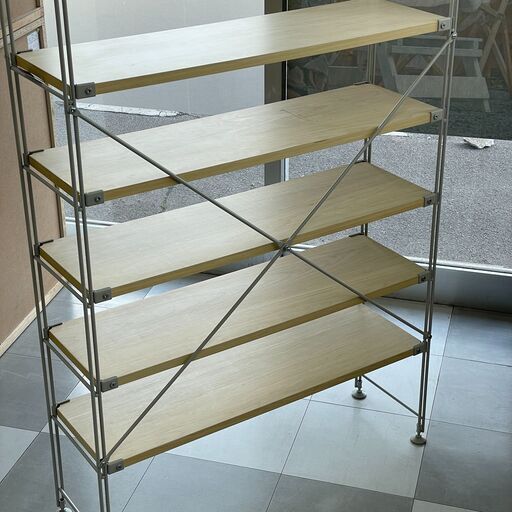 無印良品 スチールユニットシェルフ 5段