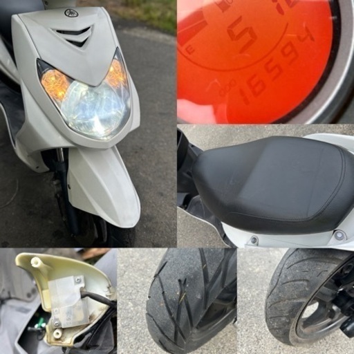 ☆シグナスX125☆SE44J型☆バッテリー・プラグ・グリップなど新品交換^_^色々整備で快調です！125cc原付二種ピンクナンバー車両☆ ☆シグナスX125.SE44J型☆カスタム車両☆シート・プラグなど新品交換で快調