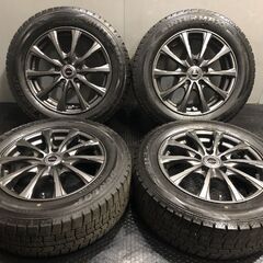 DUNLOP WM02 205/60R16】スタッドレス【AIRNOVA 16インチ 6.5J5HPCD114 