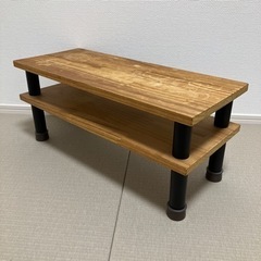 サイドテーブル　ハンドメイド　自作　幅60×奥25×高26cm　