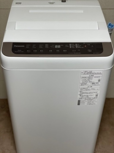 送料・設置込み可　洗濯機　7kg Panasonic 2020年