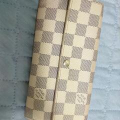 人気　ルイヴィトン　ダミエ　アズール　長財布