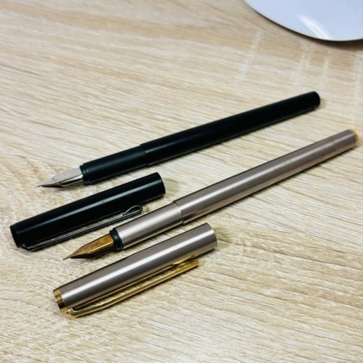 MONTBLANC モンブラン 585 K14 YG WG万年筆 2本セット