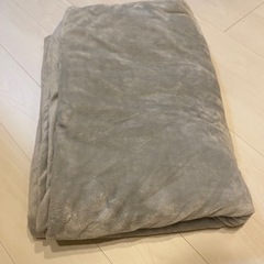 【0円】ニトリ　重い毛布　シングル