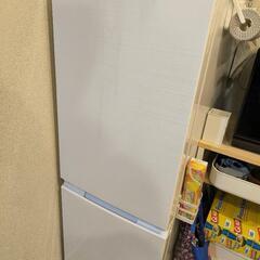 【2021年製】SHARP　冷蔵庫　ホワイト　179L