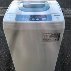 洗濯機，5000円，2015年，日立