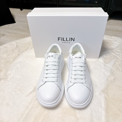 FILLINスニーカー厚底7cmUP LUCENT WHITE 26cm 新品