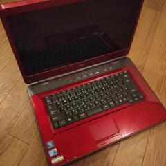 赤いノートパソコン NEC  Lavie PC-LL708VJ0...