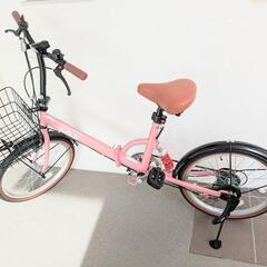 20インチ 6段変速 ギヤ折り畳み自転車　FS206LL