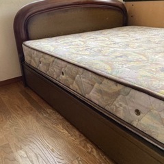 お取引中】☆25万円☆TOKYO BED ☆ダブルベッド 引出し3つ