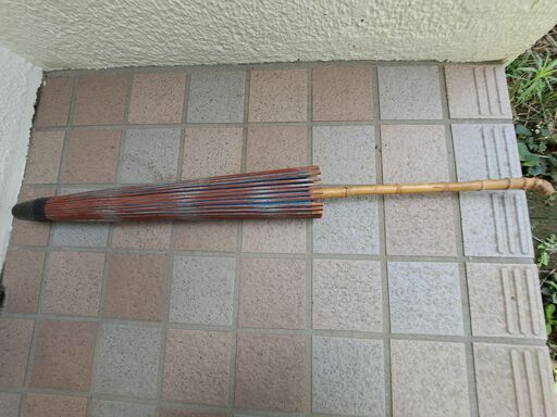 紙製の傘　珍品　値下します。