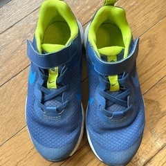 ★NIKE ナイキ★キッズスニーカー ★18.5センチ ★黄色 ...