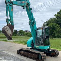 【Z-0049】ヤンマー B7-5 アームクレーン2.5t吊 油圧ショベル 8t ユンボ バックホー 小旋回 Σブーム 倍速 キャビン A/C ヒーター付 Z-0049】ヤンマー B7-5 アームクレーン2.5t吊 油圧ショベル 8t ユンボ