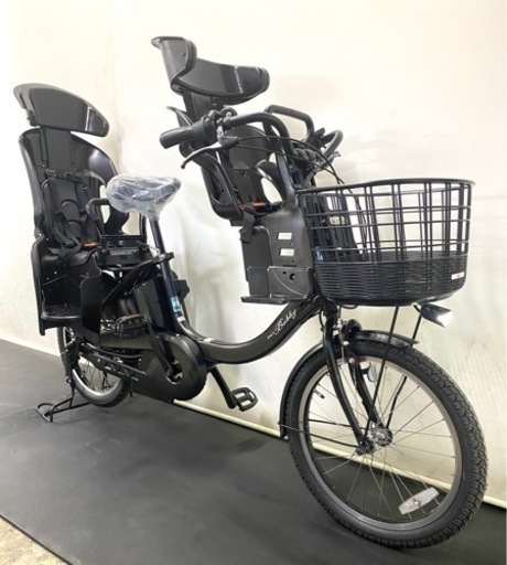 1都4県全域送料無料　業界最長12ヶ月保証　電動アシスト自転車　ヤマハ　パスバビーアン　新型　20インチ 子供乗せ　黒色