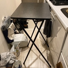 【美品】折りたたみテーブル　スタンディングデスク