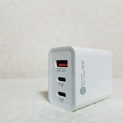 【ネット決済・配送可】40W PD充電器 急速充電器★iPhon...