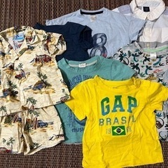 男の子　半袖Tシャツ・シャツ8枚セット　90