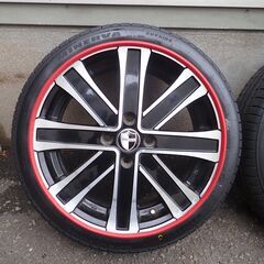 【お取引終了！】★軽乗用車用中古16インチアルミホイール&タイヤ4本セット！・リムガードプロテクター付！