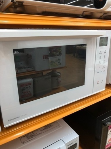 【店頭受け渡し】（236）Panasonic　オーブンレンジ　2022年製　 50-60Hz  NE-FS301-W　中古品