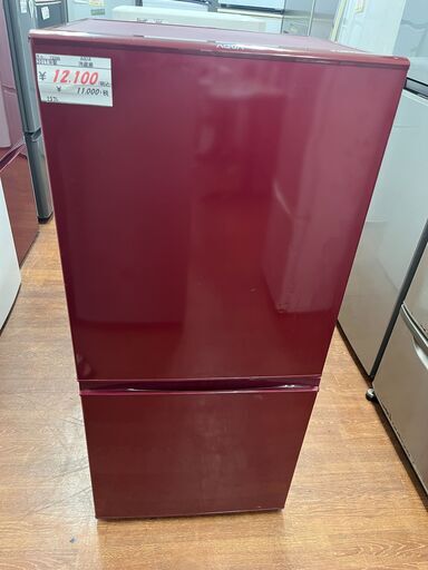 リサイクルショップどりーむ天保山店　No13244　冷蔵庫　AQUA　2017年製　157L　赤色
