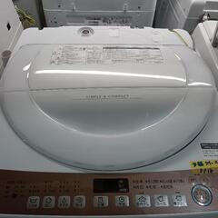 配送可【シャープ】7K洗濯機★2021年製　分解クリーニング済/6ヶ月保証付　管理番号13105