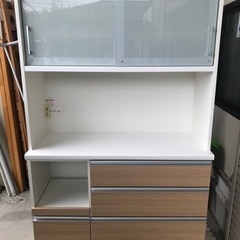 決まりました】【美品】☆キッチンボード レンジボード キッチン収納  