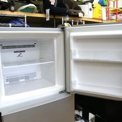 ④ 冷蔵庫 203L 2017年製 2ドア 日立 R-20FA 200Lクラス シルバー系 二百L 大型 HITACHI 札幌市 厚別店