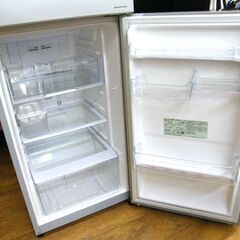 ④ 冷蔵庫 203L 2017年製 2ドア 日立 R-20FA 200Lクラス シルバー系 二百L 大型 HITACHI 札幌市 厚別店