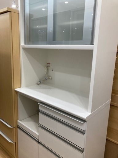 【トレファク高槻店】安心の6ヶ月間保証！取りに来られる方限定！松田家具のスライド扉レンジボードのご紹介です！