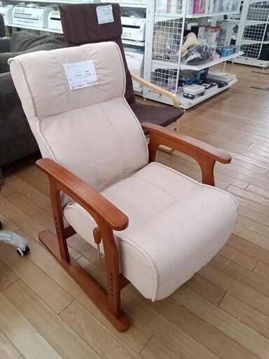 ★ジモティ割あり★  リクライニングチェア ピンク H90×D70×W64 クリーニング済み TK2295