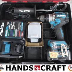 マキタ makita HP001G ドライバドリル 中古美品 バッテリ40V 2.5Ah二個/充電器/ハンドル付き 【ハンズクラフト宜野湾店】 マキタ makita HP001G ドライバドリル 中古美品 バッテリ40V 2.5Ah二個