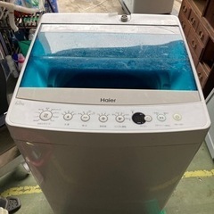 ハイアール②　洗濯機　2018年製　6.0kg