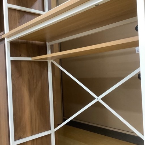 志水木工 レンジボード 三枚扉 【トレファクラパーク岸和田店】