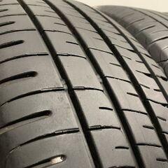 DUNLOP ENASAVE EC204 215/60R16 16インチ 夏タイヤ 22年製 バリ溝 エスティマ マークX オデッセイ クラウンロイヤル等　(MTA716) クレジットカード QRコード決済可能