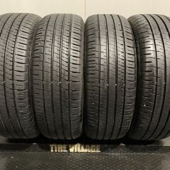 DUNLOP ENASAVE EC204 215/60R16 16インチ 夏タイヤ 22年製 バリ溝 エスティマ マークX オデッセイ クラウンロイヤル等　(MTA716) クレジットカード QRコード決済可能