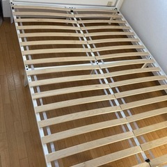 IKEA  イケア　ダブルベッド（140×200）すのこ付き　
