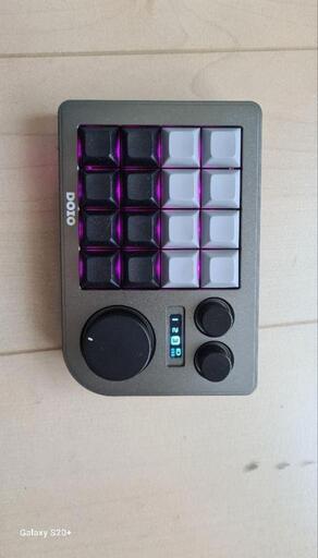DOIO KB16B-02 マクロパッド▼Bluetooth対応▼左手デバイス▼