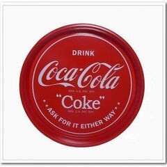 アメリカ雑貨　コカ・コーラ　ロゴ　ティントレイ　①