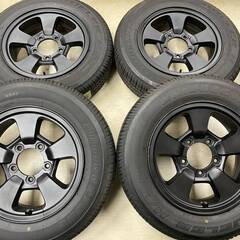 ジムニー純正マットブラック仕様！16インチ5.5J+22 PCD139.7-5H☆溝