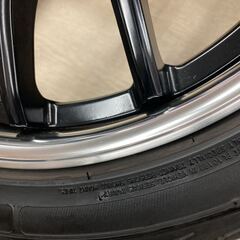 WORK エモーション CR2P◇7.5J 18in+41 5/100◇225/40R18 中古タイヤ 