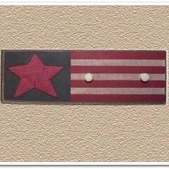 アメリカ雑貨　星条旗柄　壁フック　フックボード