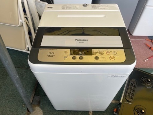【リサイクルサービス八光】2013年製　パナソニック　全自動洗濯機（5.0kg） グレー NA-F50B7-H
